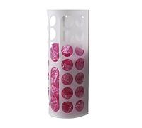 VARIERA Plastic Bag Dispenser, White, Height: 45 cm Width: 16 cm / 16 cm, Ideal for storing things like plastic bags, toilet/kitchen rolls, gloves and socks.