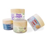 Variety 4 Pack, Sample Our Products 1 oz (30g) each sample, Methylene Blue Whipped Tallow, GHK-Cu Copper and Methylene Blue Infused Tallow, Baby Tallow Balm, Simply Whipped Tallow Balm