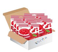 Variety Beans sweet Bag 70g - A Delicious Mix of Fruity Flavours Sweet - Jlben (12 x Bags, Very Cherry Beans)