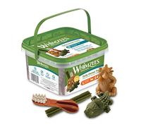 WHIMZEES By Wellness Variety Box Dental, Mixed Shapes, Size L, 14 Pieces, Natural and Grain Free Dog Chews, Dog Dental Sticks for Large Breeds, No Added Sugar