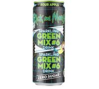 Variety flavor sugar free sparkling soft drink Cans 330ml Cotton Candy,Bubble Gum,Marshmallow,Birthday Cake,Apple,Orange,Cherry - cdcn (12 Cans, Green Mix)