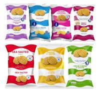 Variety Flavour Crisps 6 x 25g - Assorted Pack of Classic & Tasty Crisp Flavours - Sbrk (3 x Pack, Random Mixed Crisps)