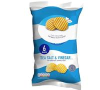 Variety Flavour Crisps 6 x 25g - Assorted Pack of Classic & Tasty Crisp Flavours - Sbrk (3 x Pack, Salt & Vinegar)