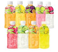 Variety Flavours Soft Drink 320ml - Tropical Flavours Pineapple, Coconut, Strawberry, Peach, Passion Fruit, Orange, Mango, Lychee, Guava, Grape & Cocktail - Cjcj (12, Random Mixed)