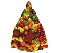 Variety Fresh Vegetables Fruits Get Spooky With Our Hooded Cloak For Adult Halloween Costumes