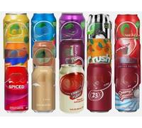 Variety Pack of American Soda Cans 355ml (Pack Of 6) "Conquer Your Day," "Blast Through Your Limits," "Ignite Your Inner Beast," and "Feel the Rush of Life"