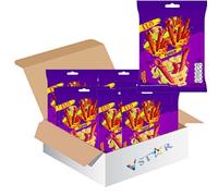 Variety Pack of Spicy Corn Snacks PMP - Fuego, Volcano Chilli Cheese, Blue Heat Chilli Lime, Intense Nacho Cheese & Dragon Sweet Chilli - 55g - Tks (14 x Pack, Fuego)