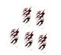 Variety Pack Realistic Wound Stickers | Temporary Body Makeup For Cosplay & Halloween Horror Makeup Stickers