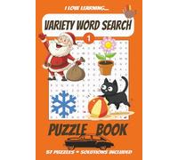 Variety Word Search Puzzle Book: Easy to Read Print about Various Topics | 6 x 9 inches | 117 pages | 57 puzzles | Solutions Included