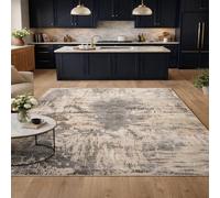 VARIKASHOM Rugs for Living Room Large Bedroom, Dining Room Floor Mat Rugs Office Decor,Abstract Modern Beige, Gray, Brown,200 x 250 cm