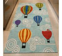 VARIKASHOM Small Runner Rugs Hallway, 60 x 120 cm, Modern Blue, Green, Red, Orange, Yellow, Black, Low Pile Rug for Living Room Bedroom Beside Kitchen Floor Mats,