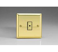 Varilight 1-Gang 1-Way Remote/Tactile Touch Control Master LED Dimmer 1 x 0-100W (Max 10 LEDs) Victorian Brass JVE101