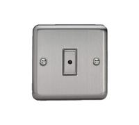 Varilight 1-Gang 1-Way Remote/Tactile Touch Control Master LED Dimmer Light Switch 1 x 0-100W (Max 10 LEDs) Matt Chrome JSE101