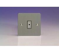 Varilight 1-Gang 1-Way Remote/Tactile Touch Control Master LED Dimmer Light Switch 1 x 0-100W (Max 10 LEDs) Brushed Steel JFSE101