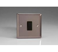 Varilight 1-Gang 10A Intermediate Rocker Light Switch Pewter XR7B