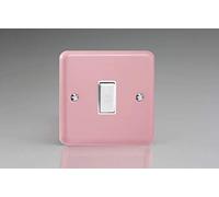 Varilight 1-Gang 10A Intermediate Rocker Switch Rose Pink