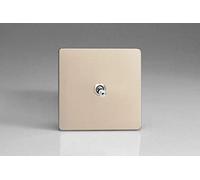 Varilight 1-Gang 10A Intermediate Toggle Light Switch Satin Chrome XDNT7S