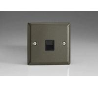 Varilight 1-Gang Telephone Master Socket Graphite 21