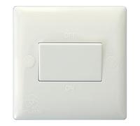 Varilight 10A Fan Isolating Switch (3 Pole) Polar White