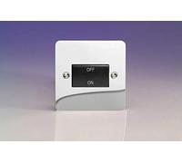 Varilight 10A Fan Isolating Switch (3 Pole) Polished Chrome XFCFIB