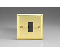 Varilight 13A Unswitched Fused Spur Victorian Brass XV6UB