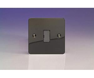 Varilight 13A Unswitched Fused Spur with Metal Inserts Iridium XFI6UD