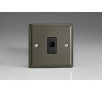 Varilight 16A Flex Outlet Plate Graphite 21 XPFOB