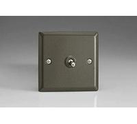 Varilight - 1G 1 or 2W 10A Classic Toggle Switch Graphite 21 - XPT1
