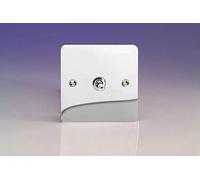 Varilight - 1G 1 or 2W 10A Classic Toggle Switch Ultra Flat Mirror Chrome - XFCT1