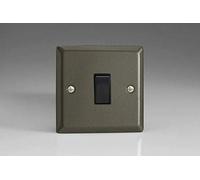 Varilight - 1G 1 or 2W 10A Switch Graphite 21 - XP1B