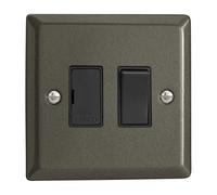 Varilight - 1G 13A Switched Fused Spur Graphite 21 - XP6B