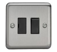 Varilight - 1G 13A Switched Fused Spur Matt Chrome - XS6B
