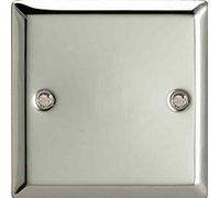 Varilight - 1G Blank Plate Chrome - XCSB