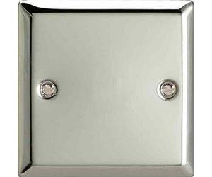 Varilight - 1G Blank Plate Chrome - XCSB