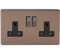 Varilight 45A Pull Switch with neon chrome effect - YPSC45