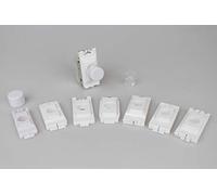 Varilight 2-Way Push On/Off Switch Module (Dummy Dimmer) 6A (1 Grid Space) (to fit MK, Schneider Ultimate, Schneider Lisse, Crabtree, Hager, Deta, BG & Varilight PowerGrid) White