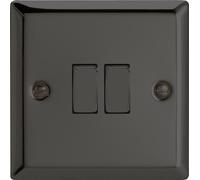 Varilight - 2G Intermediate Switch Iridium Black - Xi77D