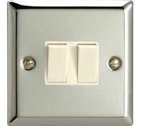 Varilight - 2G Intermediate Switch Mirror Chrome - XC77W