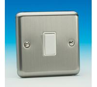 Varilight Classic 1G Switch, Brushed Matt Chrome, XS1W