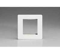 Varilight Data Grid Face Plate XDQG2S Screwless 2 Grid Spaces Premium White
