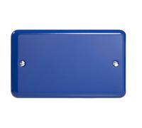 Varilight Double Blank Plate - Lily Reflex Blue, Xydb.rb