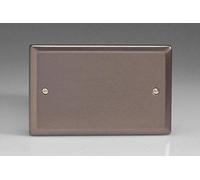 Varilight Double Blank Plate Pewter