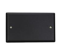 Varilight Double Blank Plate Urban/Vogue Matt Black