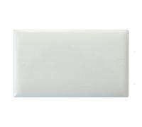 Varilight Double Blank Plate - Value Polar White, Xodb