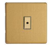 Varilight Eclique 2 1-Gang 1-Way Remote/tactile Touch Control Master Led Dimmer Light Switch 1 X 0-100W (Max 10 Leds)