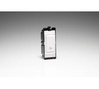 Varilight Engraved 20A 1-Way Double Pole Switch 'Fan' PowerGrid White - G201DW.FN