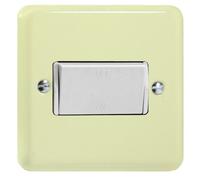 Varilight Fan Isolator Switch - Lily White Chocolate With White Rocker, Xyfiw.wc