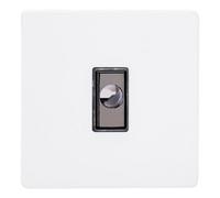 Varilight Flex Outlet Plate - Screwless Primed Ready To Paint With Iridium Insert, Xdyfois.pd