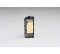 Varilight G100PV PowerGrid Module Brass 10A Multi-Way Push Retractive Light Switch
