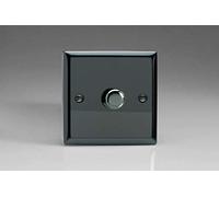 Varilight LED Dimmer Switch Iridium Black V-Pro Series, 1-Gang, 1/2-Way, 400W (Trailing Edge)